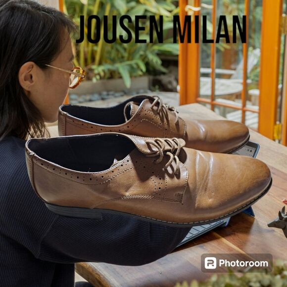 Men's Jousen Milan Dress Shoes Size 9 (2855) - Picture 3 of 4